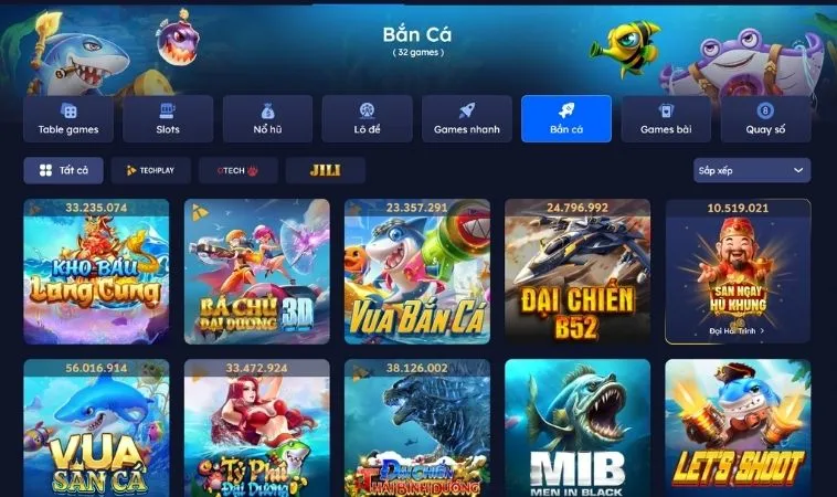 Sảnh bắn cá M88 quy tụ nhiều tựa game bắn cá hấp dẫn