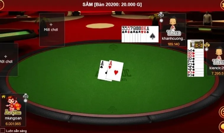 Hướng Dẫn Cách Chơi Sâm Lốc M88 Đỉnh Cao Giúp Bạn Bất Bại 2 Bàn chơi Sâm Lốc M88