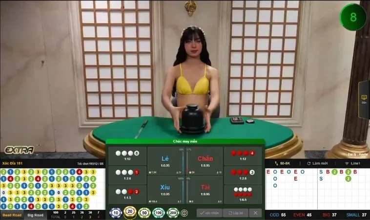 Mẹo Chơi Xóc Đĩa Tại M88 Chuẩn Xác Như Thần Để Luôn Thắng 2 Chơi Xóc Đĩa Tại M88 cùng dealer xinh đẹp, nóng bỏng
